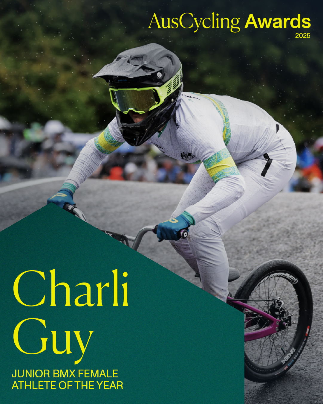Charli Guy Junior BMX Female Athlete of the Year 2025